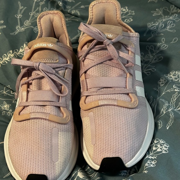 Adidas Women's Blush Pink Sneakers - Picture 1 of 5